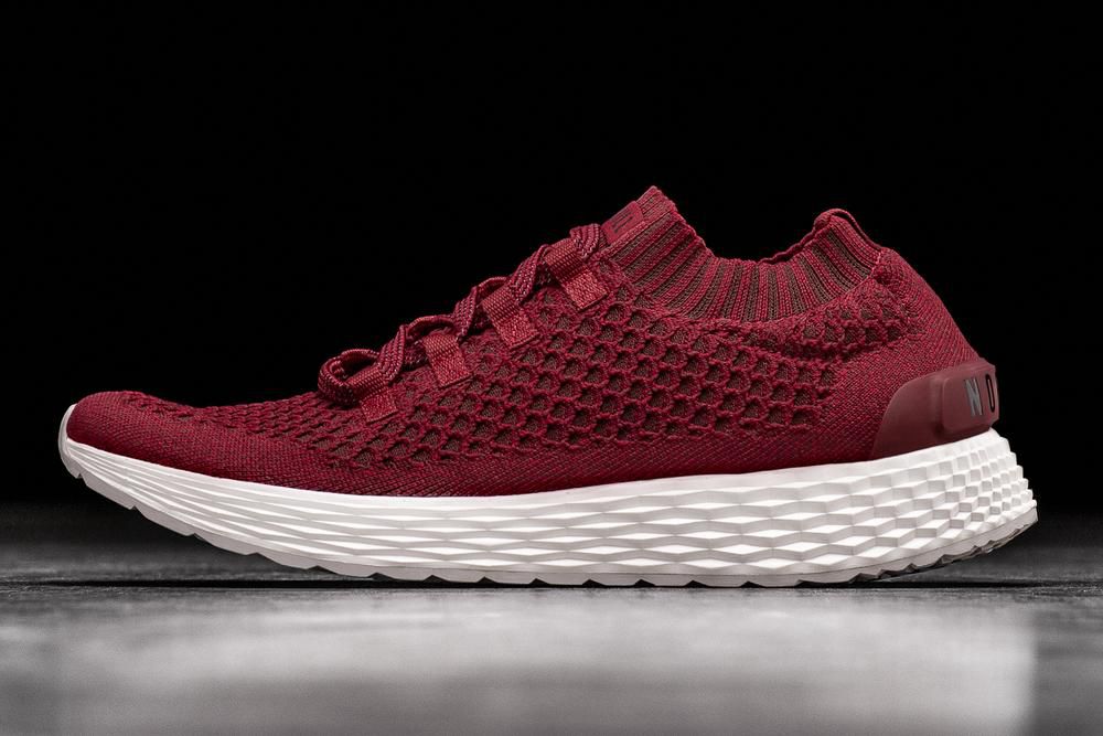 NOBULL Tenisice Muške - Nobull Crimson Knit Bordo (915473-ISC)